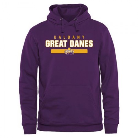 Albany Great Danes Team Strong Pullover Hoodie Purple