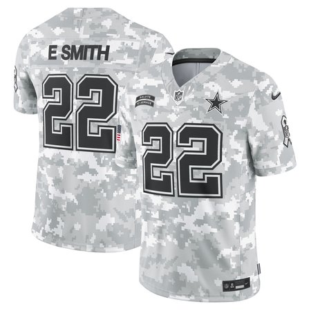 Men's Dallas Cowboys Emmitt Smith Nike Arctic Camo 2024 Salute to Service Retired Player Limited Jersey