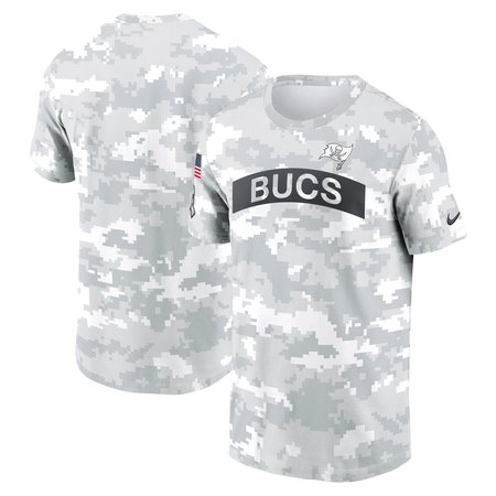 Men's Tampa Bay Buccaneers Nike Arctic Camo 2024 Salute To Service Performance T-Shirt