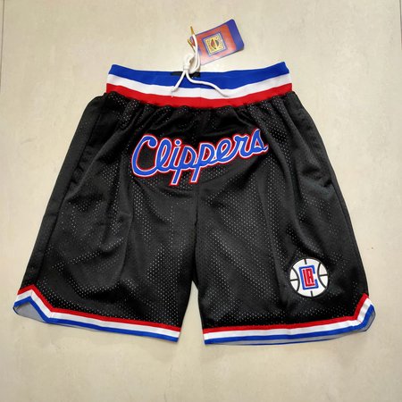 LA Clippers Black Shorts