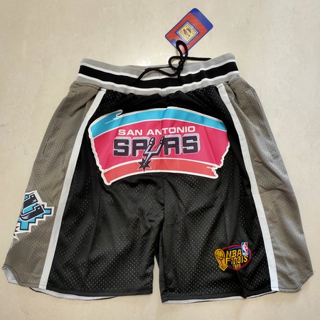 San Antonio Spurs Black Shorts