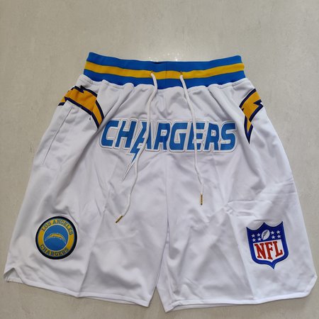 Los Angeles Chargers White Shorts