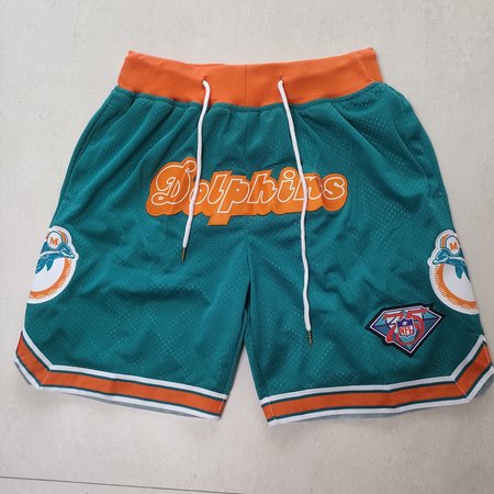 Miami Dolphins Green Shorts